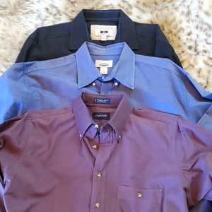 ❤️  Lot of 3 mens long sleeve button down shirts